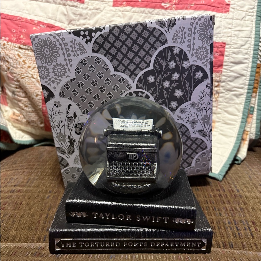 Taylor Swift TTPD Snow Globe